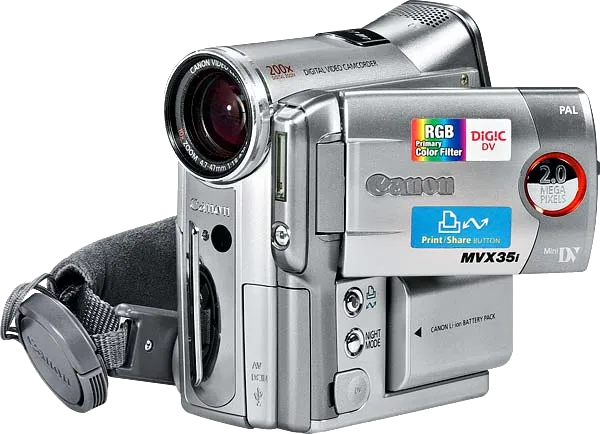 Замена аккумулятора Canon MVX35i
